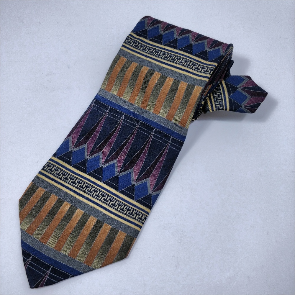 Rare Bachrach Silk Italian Tie Multi